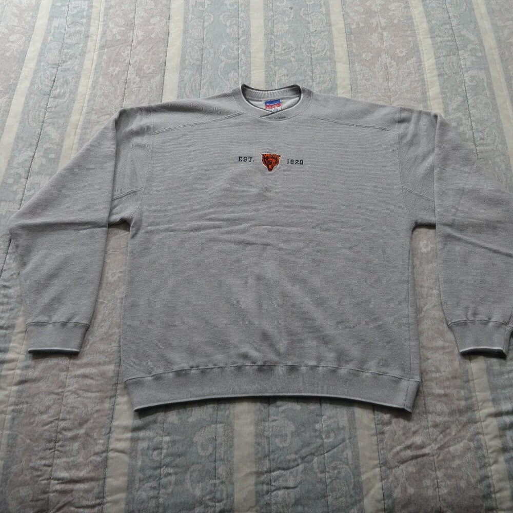 Vintage, Chicago Bears, EST. - 1920, Sweater, Grey, size XL, rare